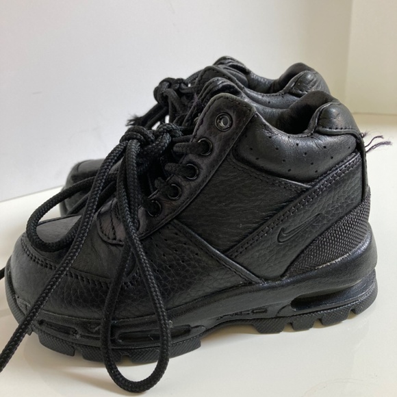Nike Air Max Goadome ACG Black Leather Lace Up Toddler 9C - Picture 6 of 12